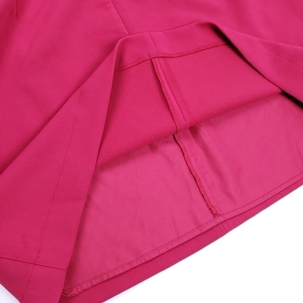 New Loft Pink Gold Zippered Pockets Skirts Sz  8 - Picture 9 of 12